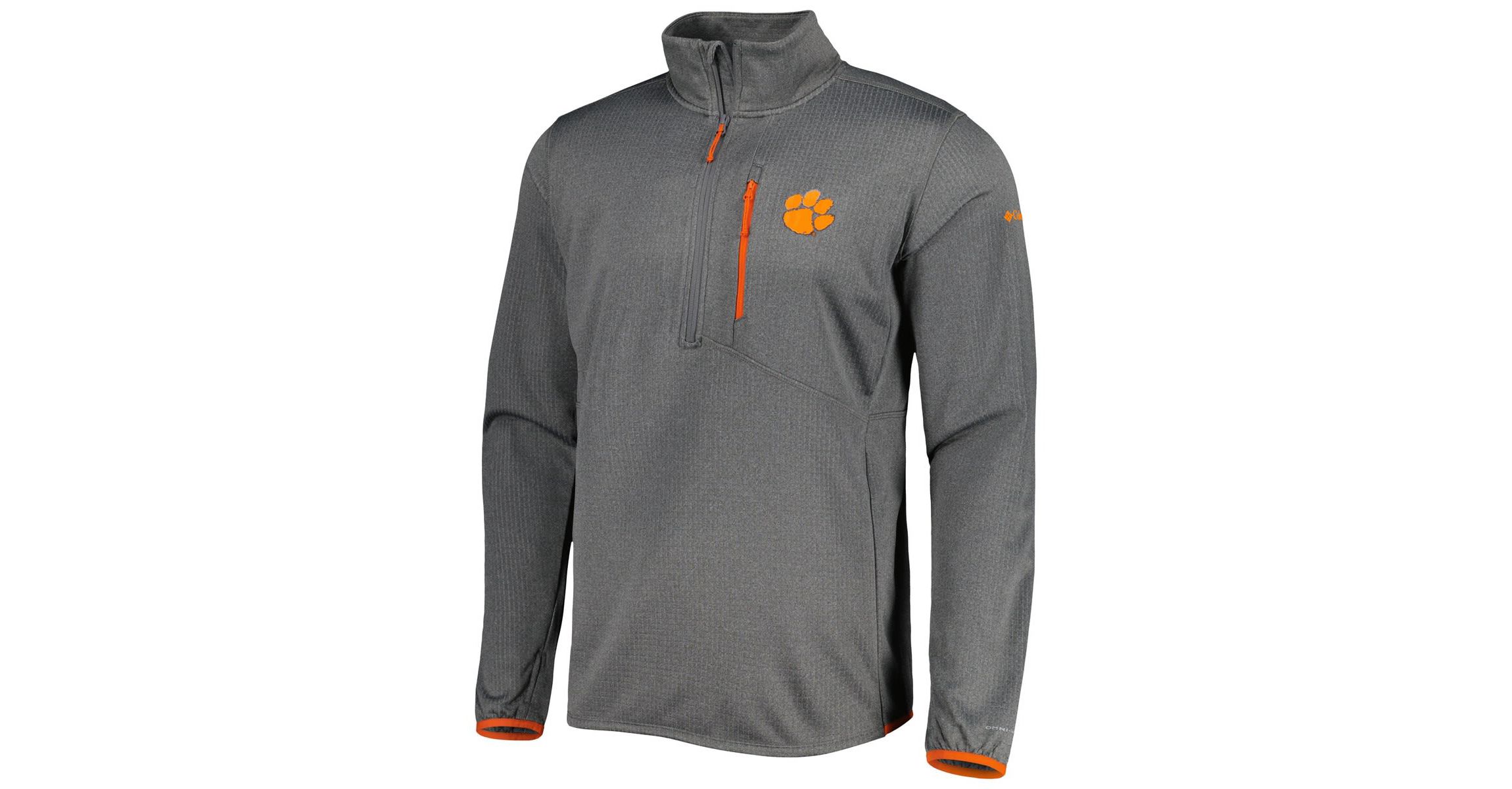 NCAA Clemson Tigers Park View Omni-Wick Half-Zip Top