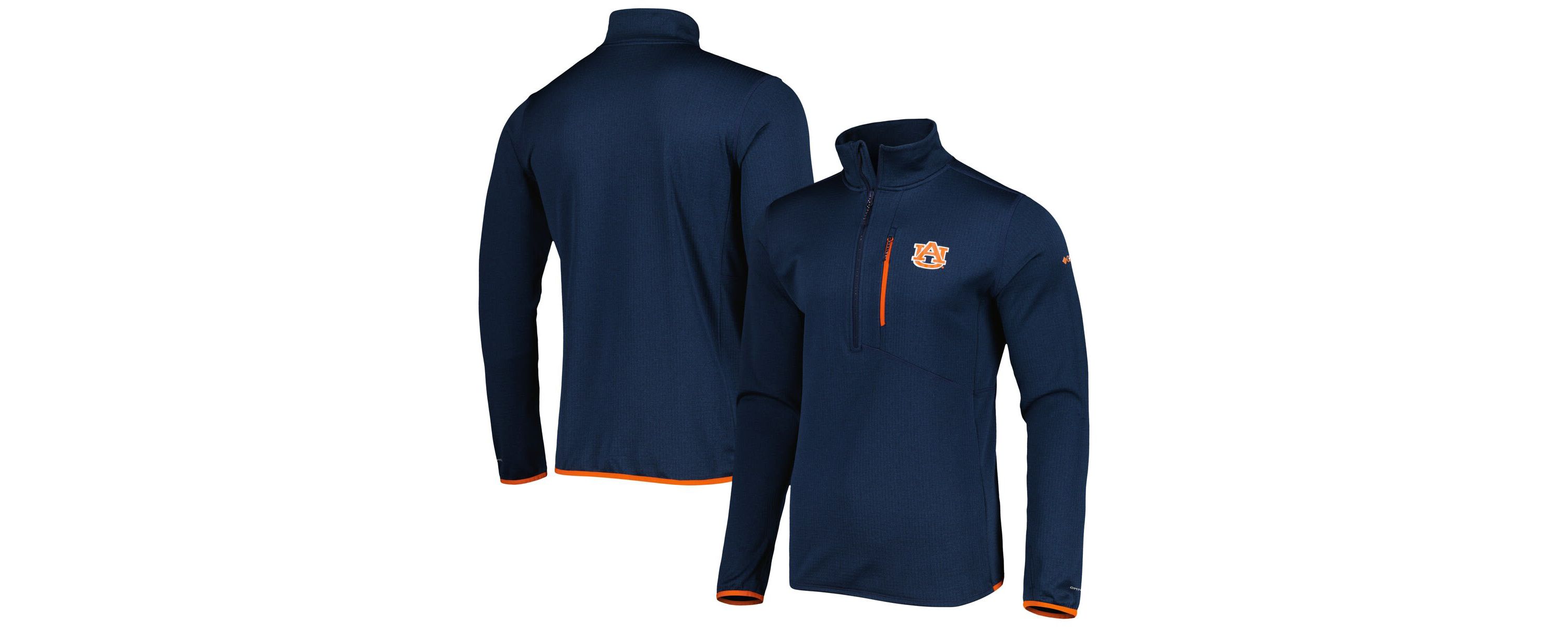 NCAA Auburn Tigers Park View Omni-Wick Half-Zip Top