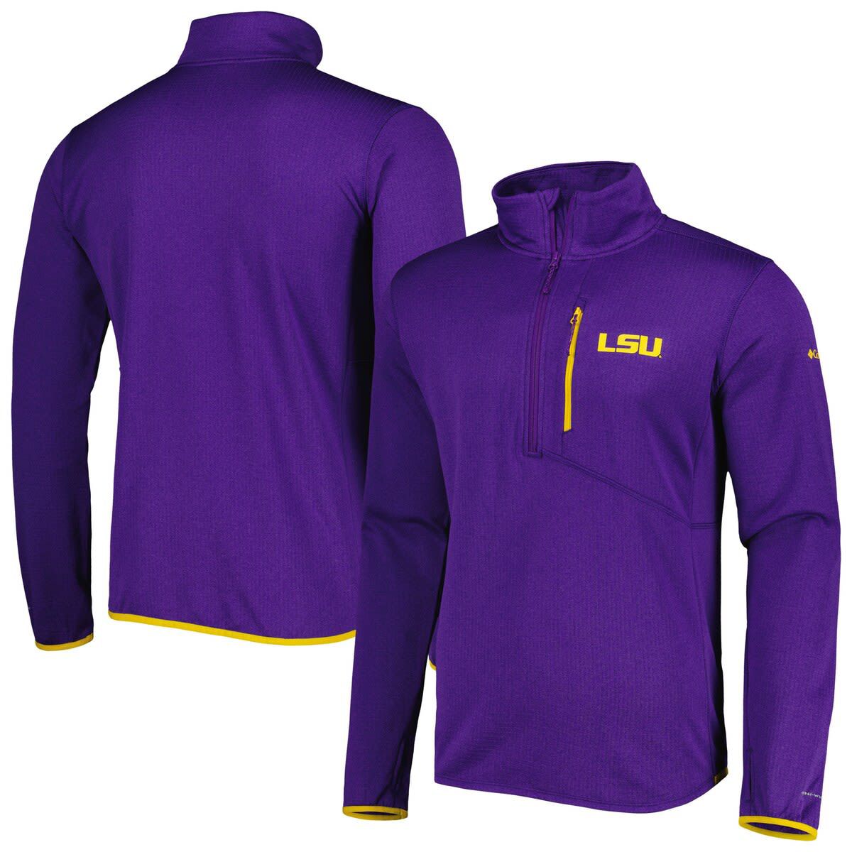 NCAA LSU Tigers Park View Omni-Wick Half-Zip Top