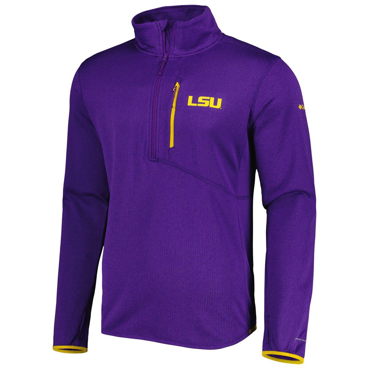 NCAA LSU Tigers Park View Omni-Wick Half-Zip Top