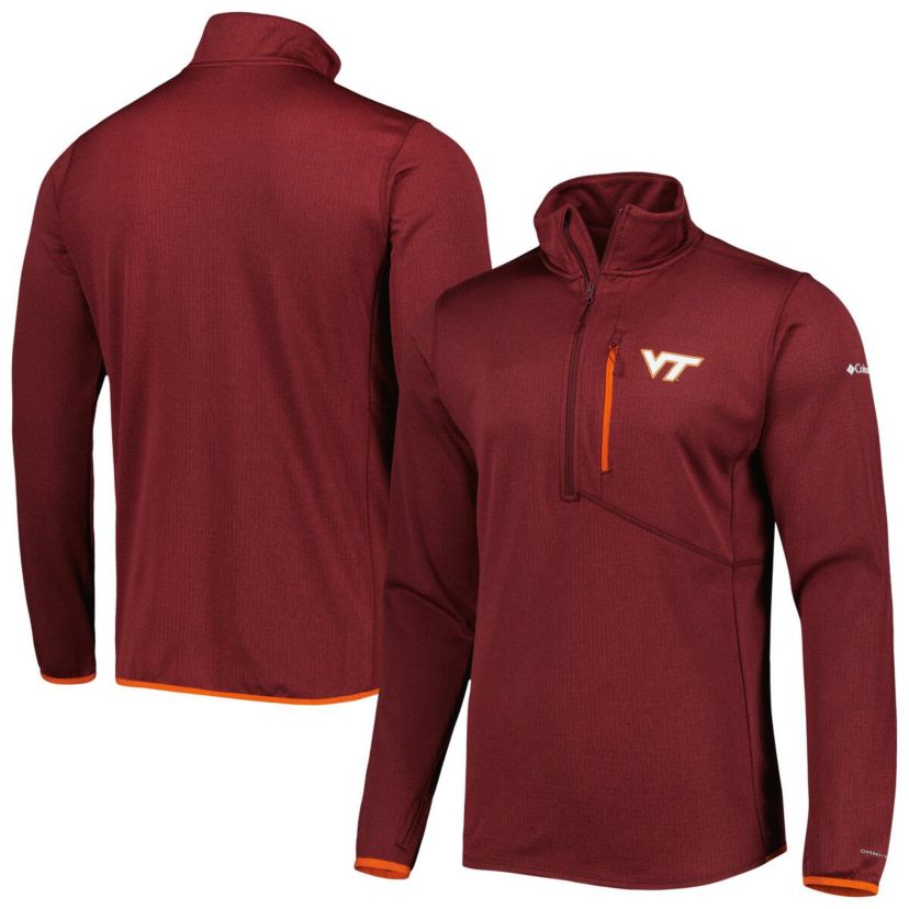 NCAA Virginia Tech Hokies Park View Omni-Wick Half-Zip Top