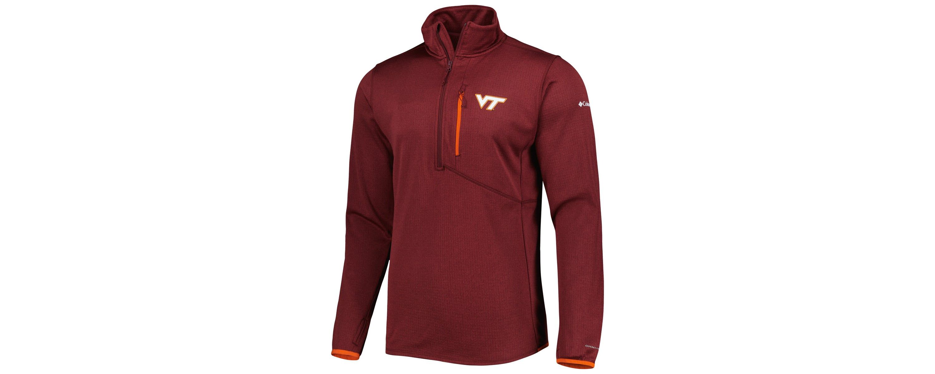 NCAA Virginia Tech Hokies Park View Omni-Wick Half-Zip Top