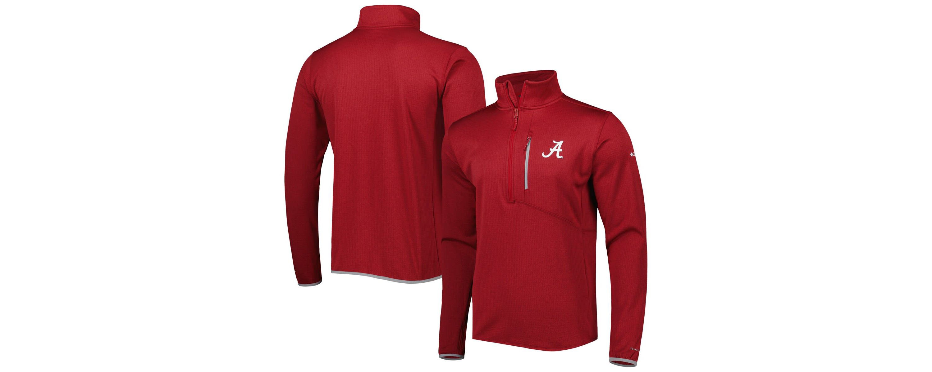 Alabama Crimson Tide NCAA Alabama Tide Park View Omni-Wick Half-Zip Top