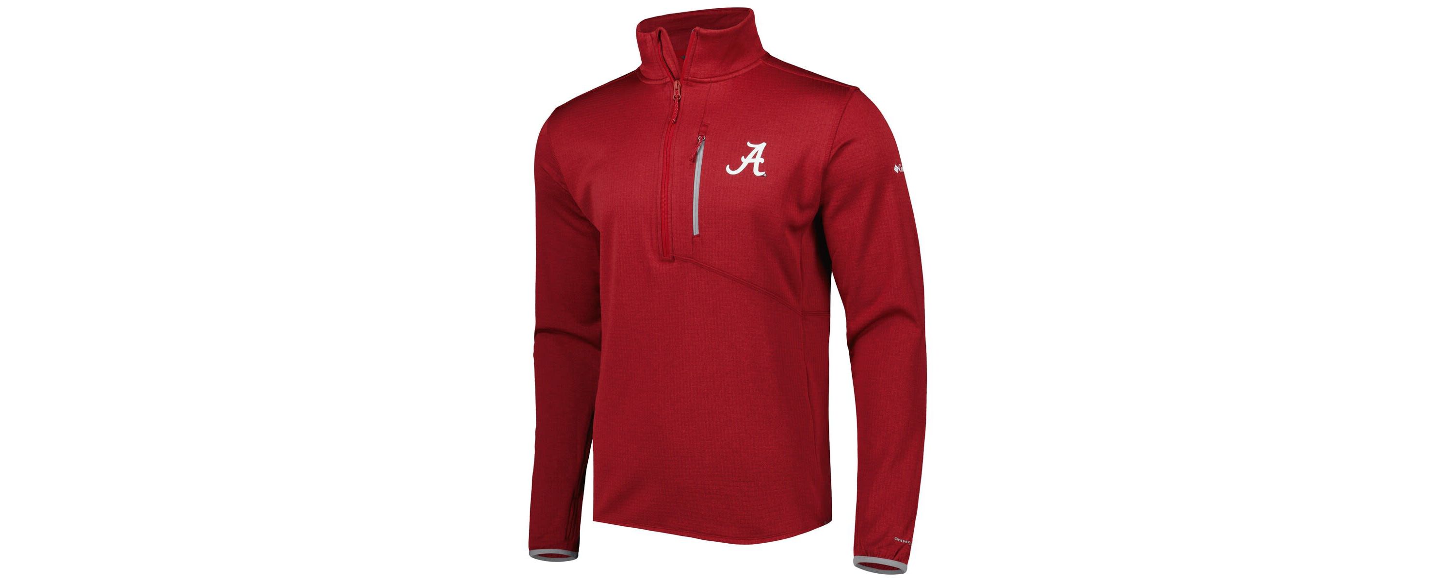 Alabama Crimson Tide NCAA Alabama Tide Park View Omni-Wick Half-Zip Top