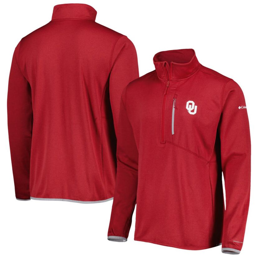 NCAA Oklahoma Sooners Park View Omni-Wick Half-Zip Top