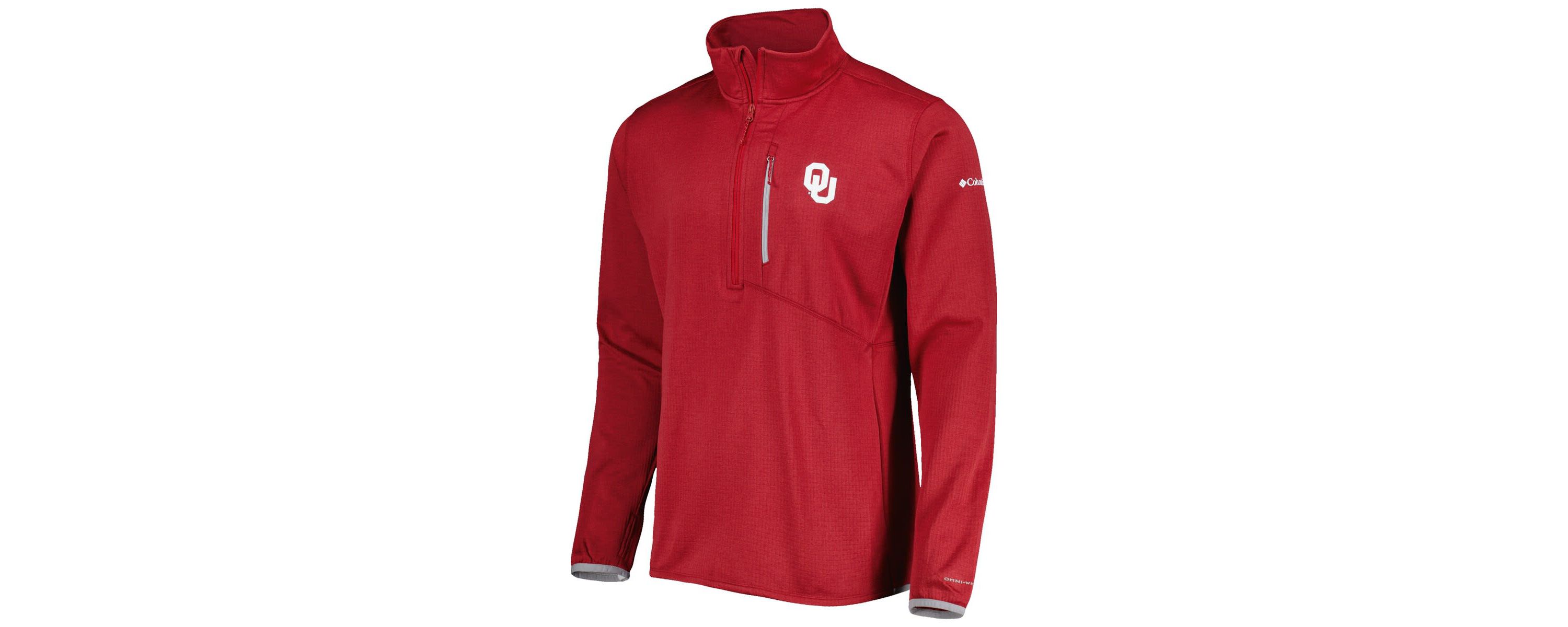 NCAA Oklahoma Sooners Park View Omni-Wick Half-Zip Top