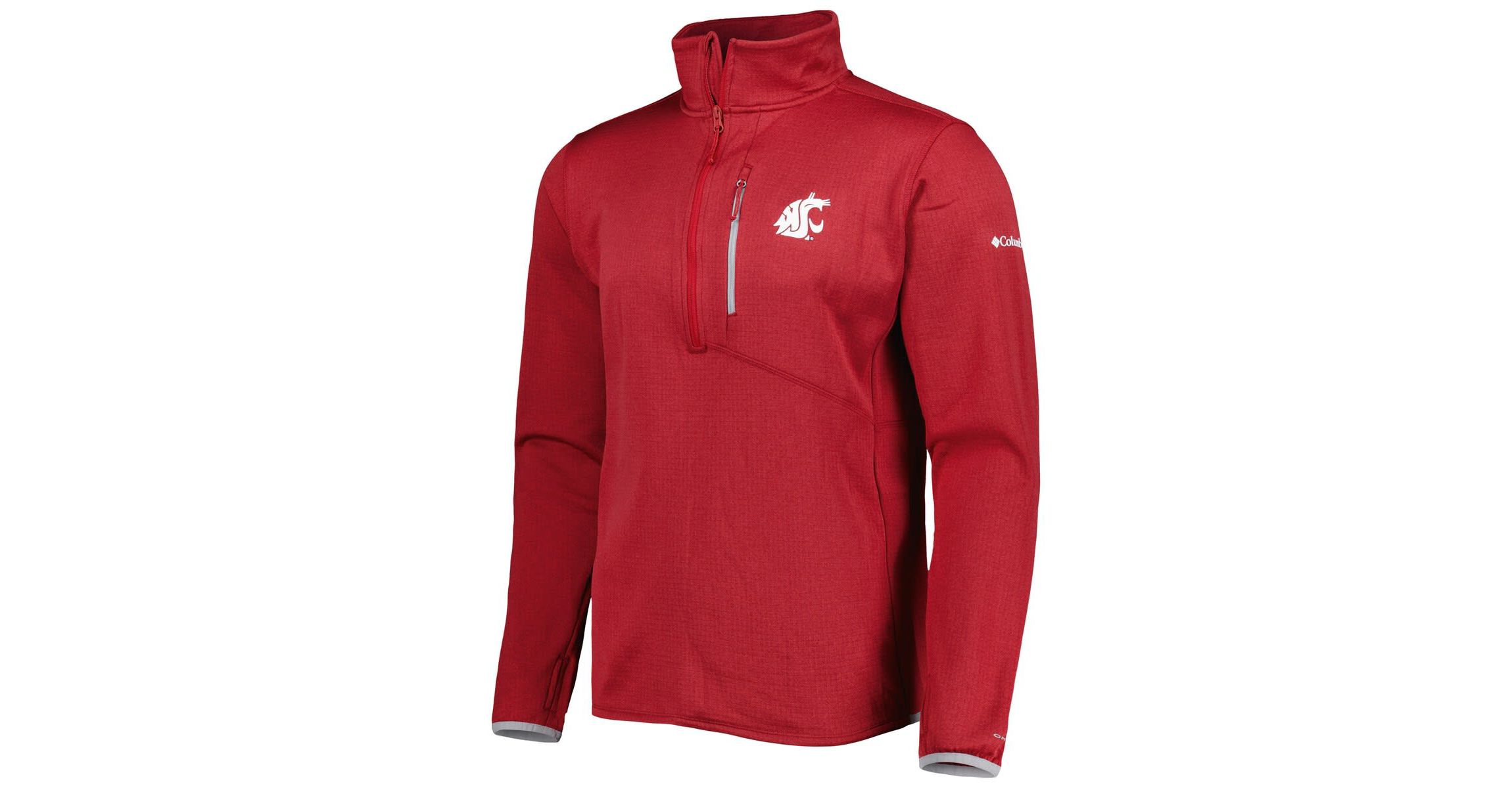 NCAA Washington State Cougars Park View Omni-Wick Half-Zip Top