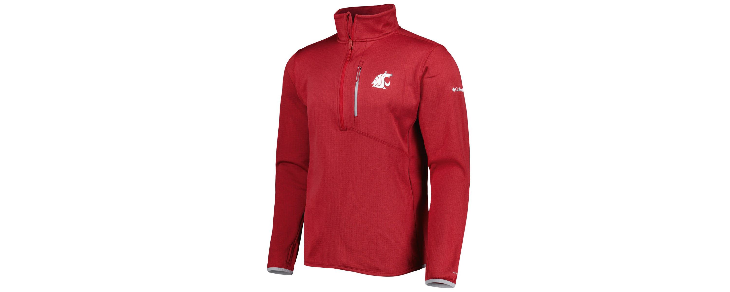 NCAA Washington State Cougars Park View Omni-Wick Half-Zip Top