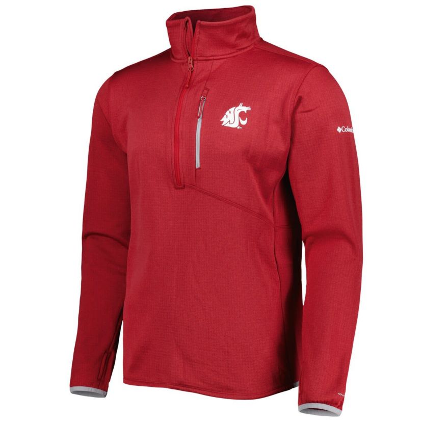 NCAA Washington State Cougars Park View Omni-Wick Half-Zip Top