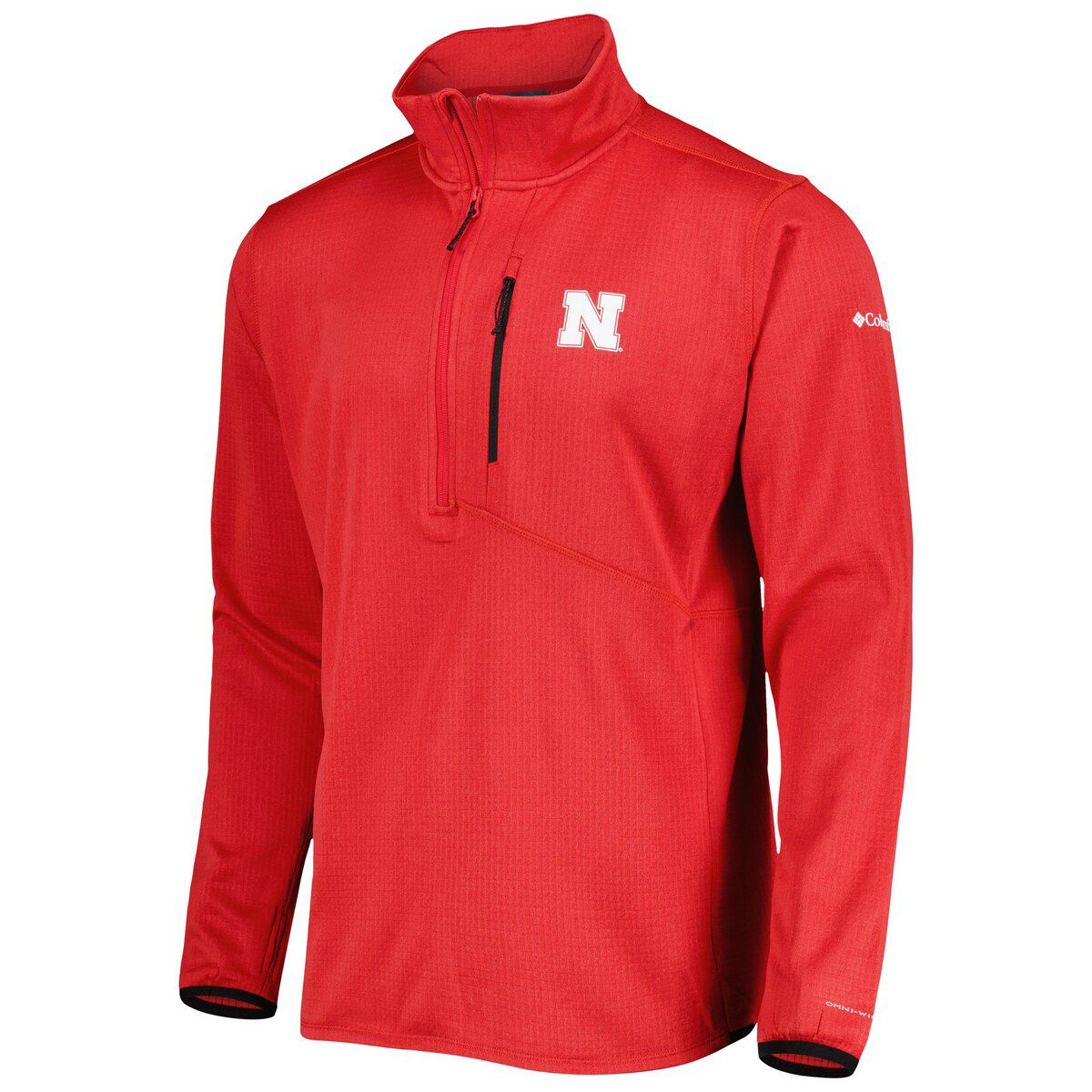 NCAA Nebraska Huskers Park View Omni-Wick Half-Zip Top