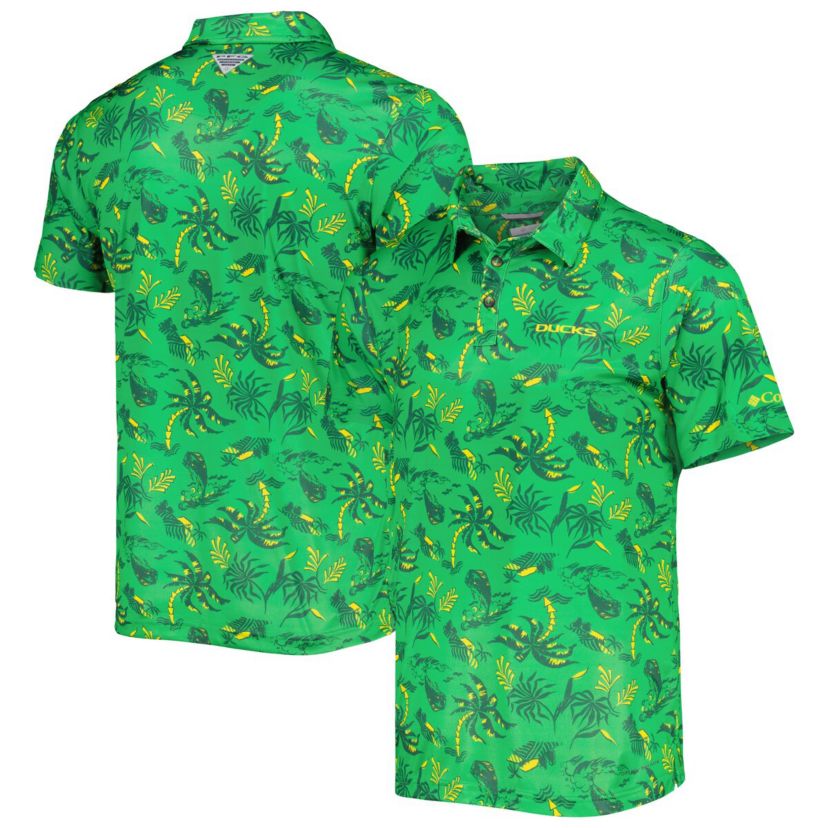 NCAA Oregon Ducks Super Terminal Tackle Omni-Shade Polo