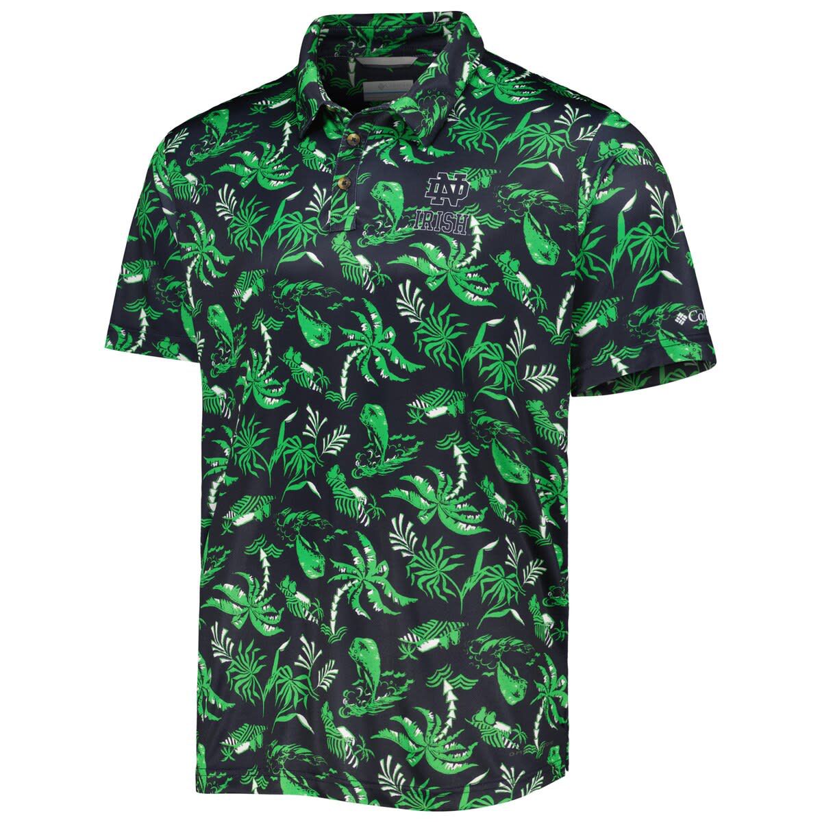 NCAA Notre Dame Fighting Irish Super Terminal Tackle Omni-Shade Polo