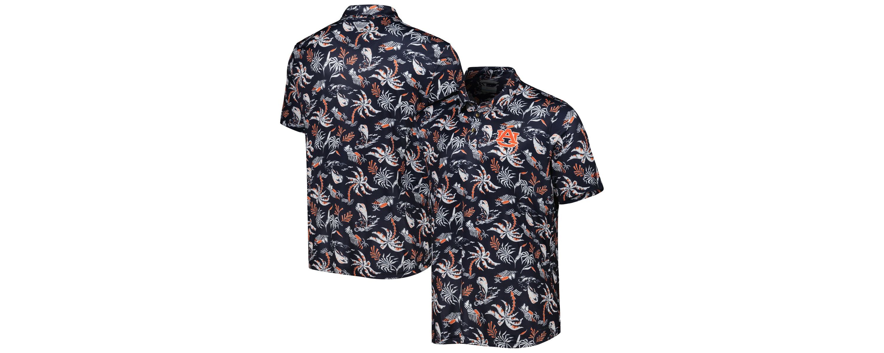 NCAA Auburn Tigers Super Terminal Tackle Omni-Shade Polo
