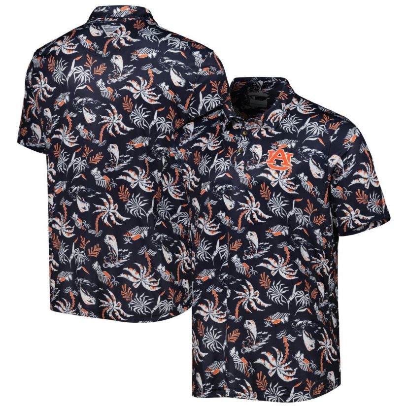 NCAA Auburn Tigers Super Terminal Tackle Omni-Shade Polo
