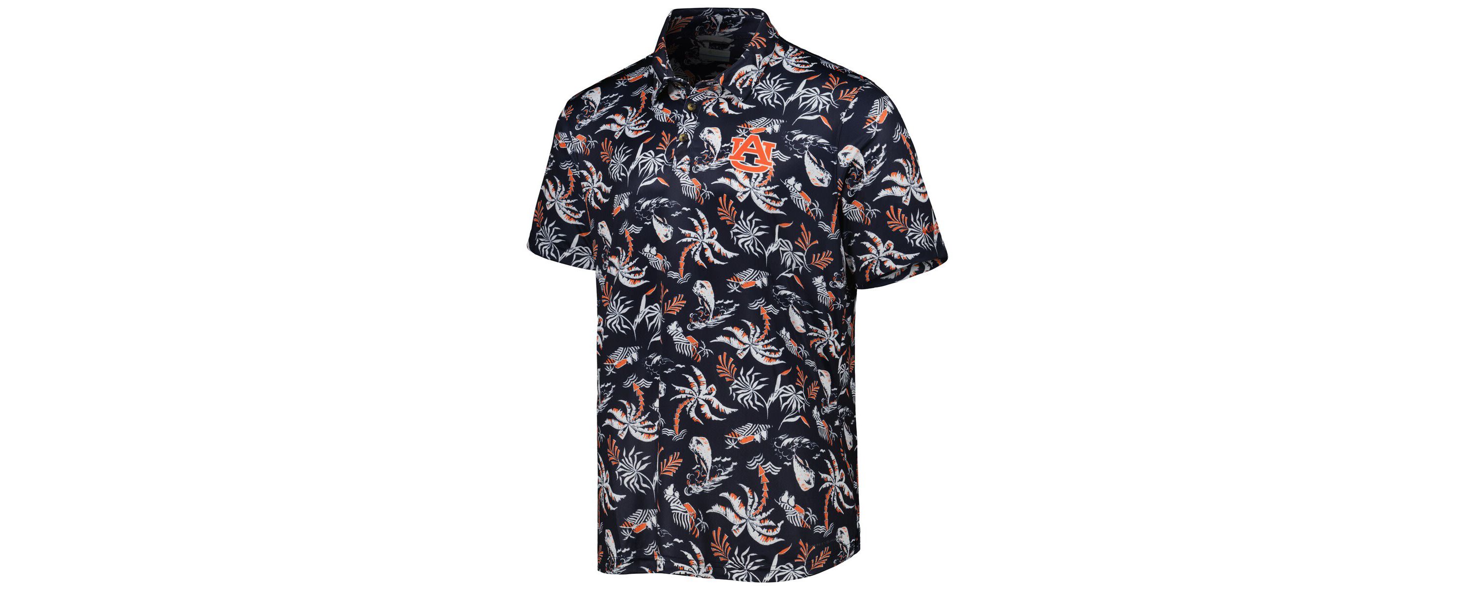 NCAA Auburn Tigers Super Terminal Tackle Omni-Shade Polo