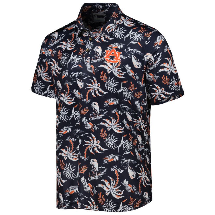 NCAA Auburn Tigers Super Terminal Tackle Omni-Shade Polo