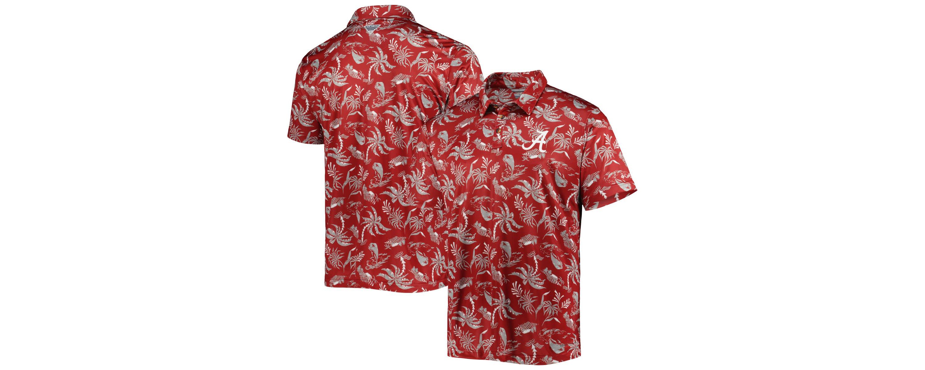 Alabama Crimson Tide NCAA Alabama Tide Super Terminal Tackle Omni-Shade Polo