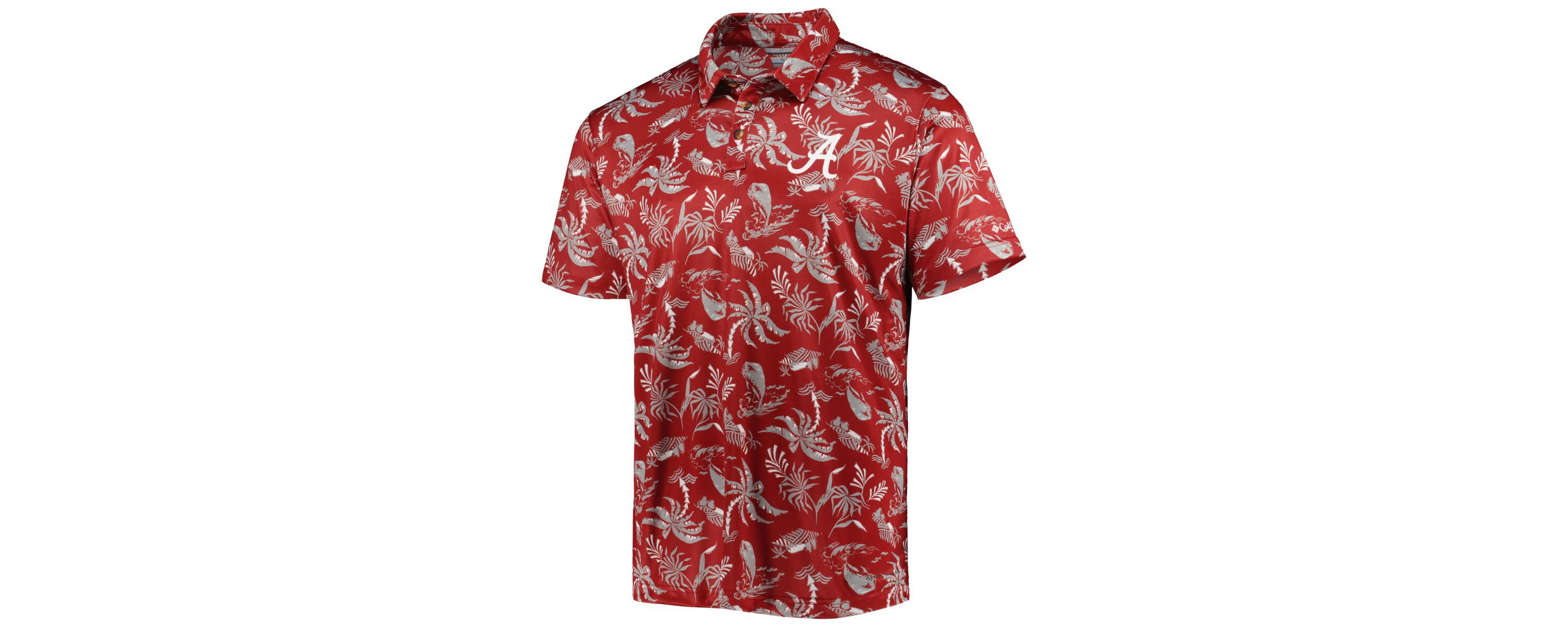 Alabama Crimson Tide NCAA Alabama Tide Super Terminal Tackle Omni-Shade Polo