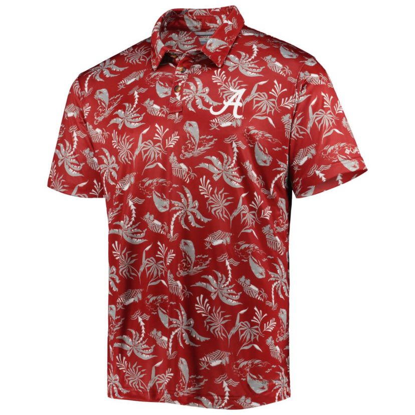 Alabama Crimson Tide NCAA Alabama Tide Super Terminal Tackle Omni-Shade Polo
