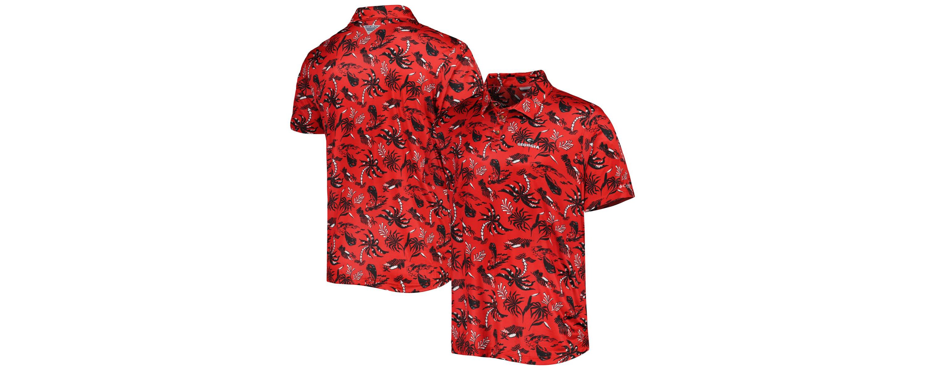 NCAA Georgia Bulldogs Super Terminal Tackle Omni-Shade Polo
