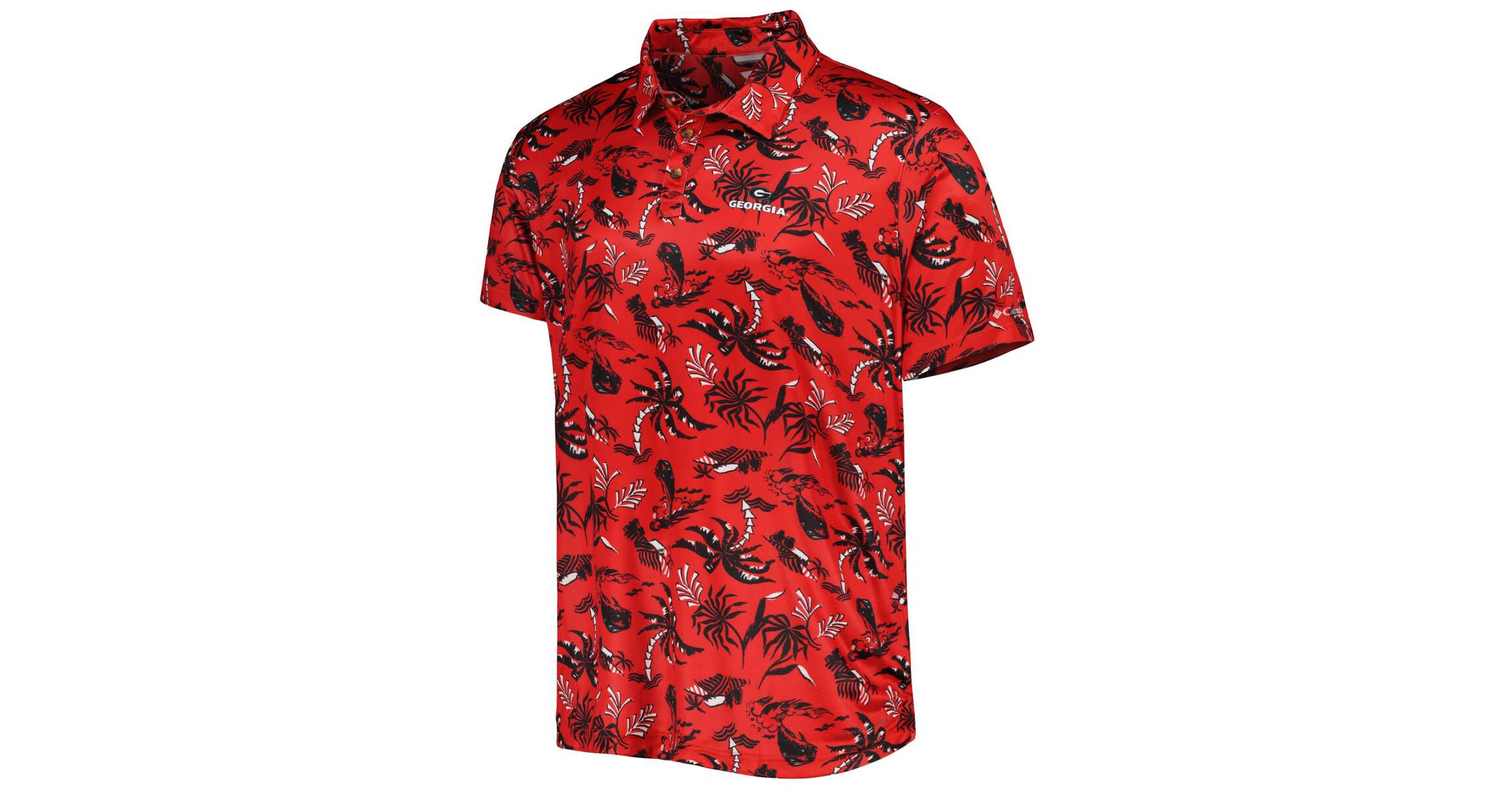 NCAA Georgia Bulldogs Super Terminal Tackle Omni-Shade Polo