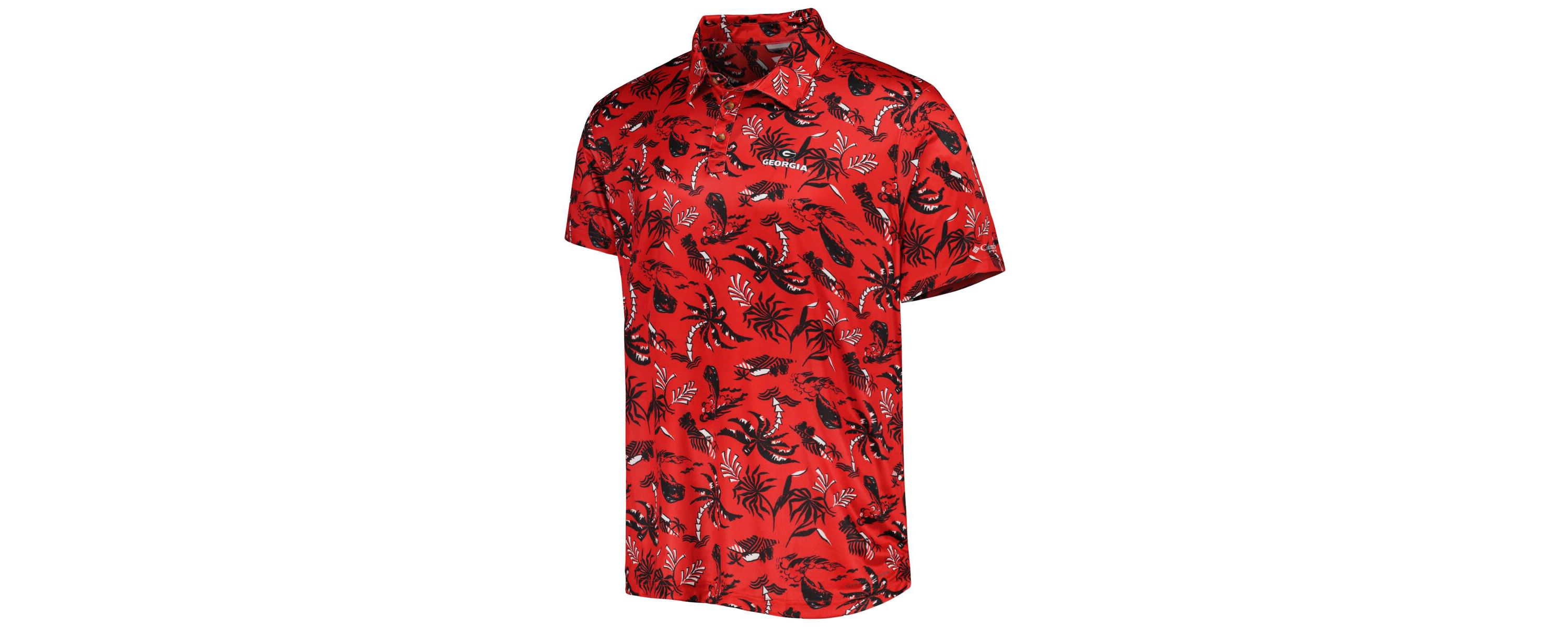 NCAA Georgia Bulldogs Super Terminal Tackle Omni-Shade Polo
