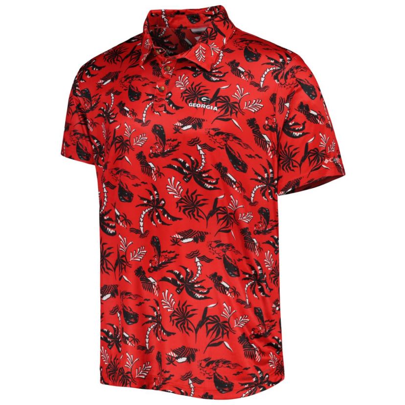 NCAA Georgia Bulldogs Super Terminal Tackle Omni-Shade Polo