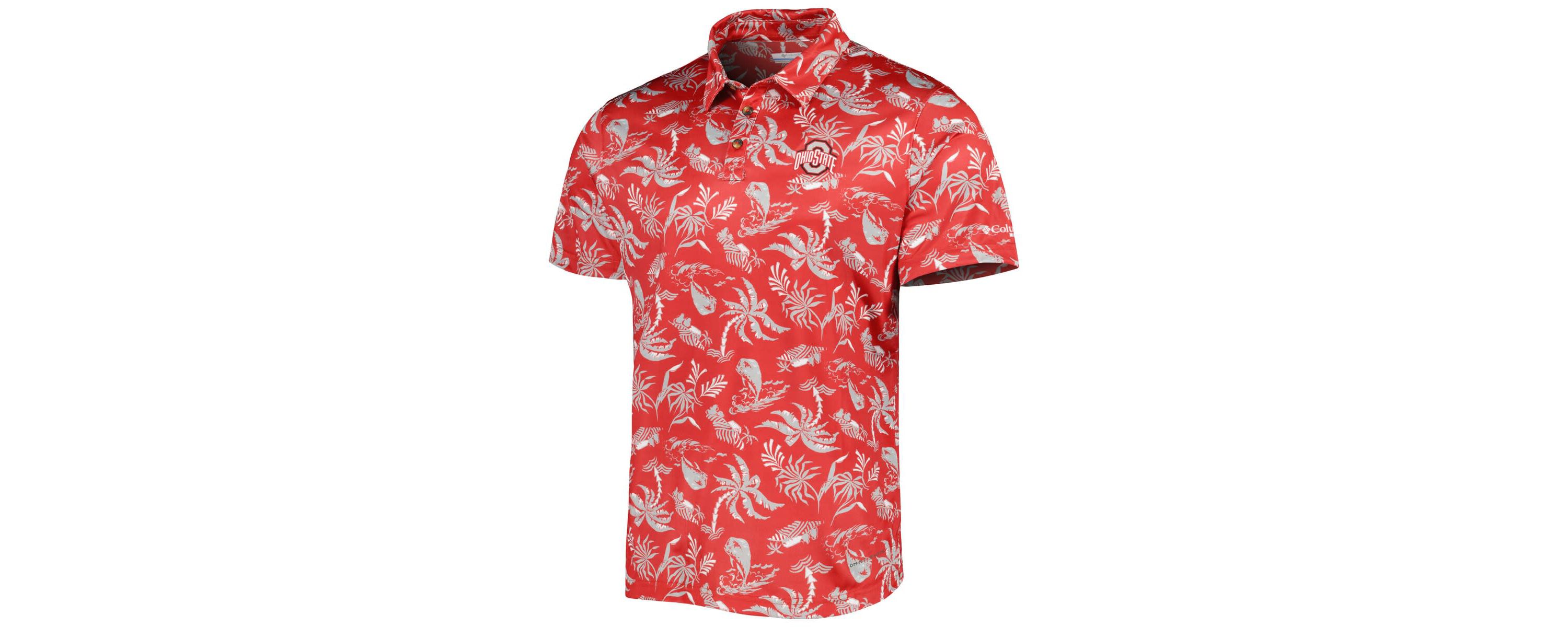 NCAA Ohio State Buckeyes Super Terminal Tackle Omni-Shade Polo
