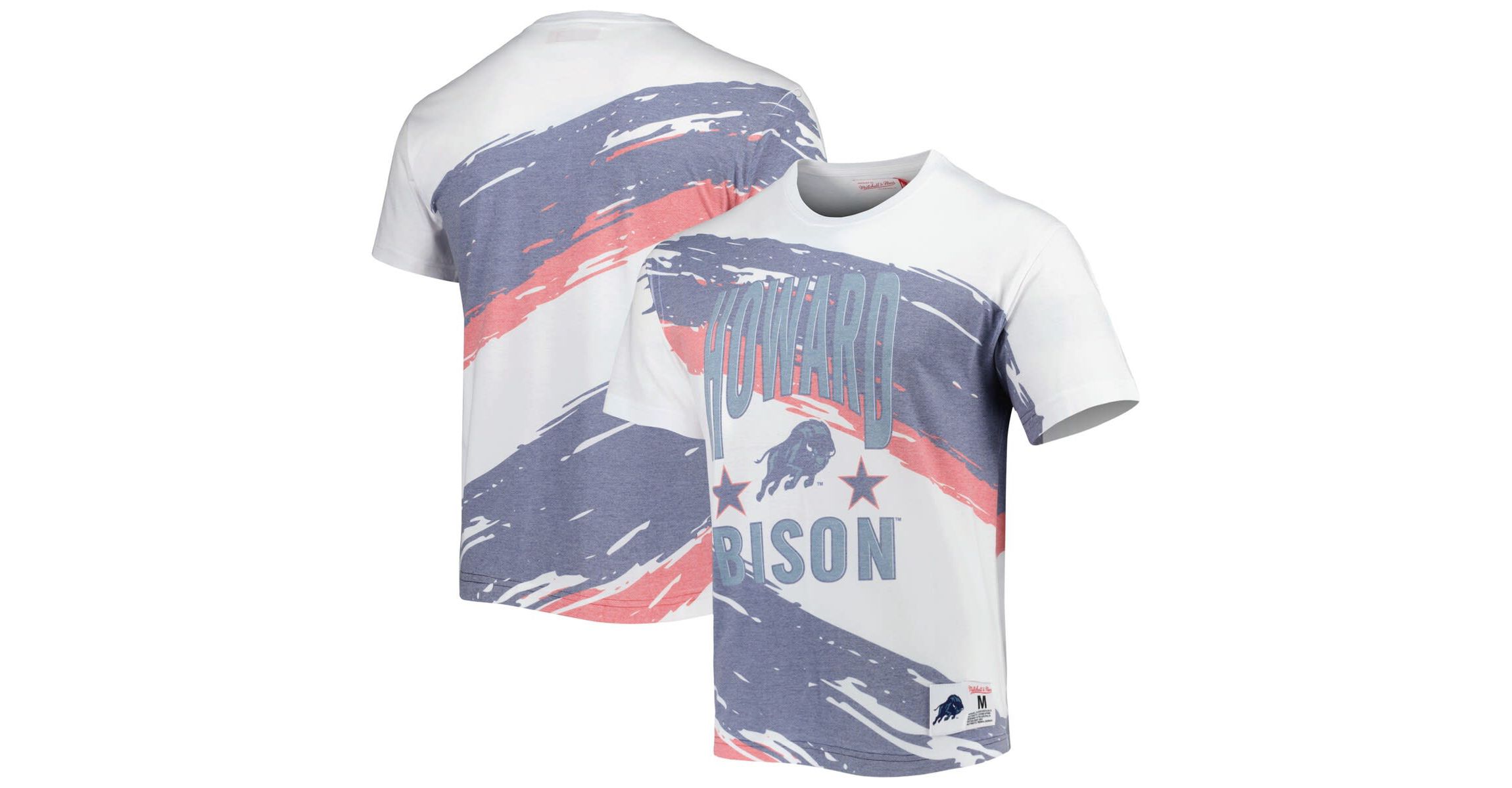 NCAA Howard Bison Paintbrush Sublimated T-Shirt