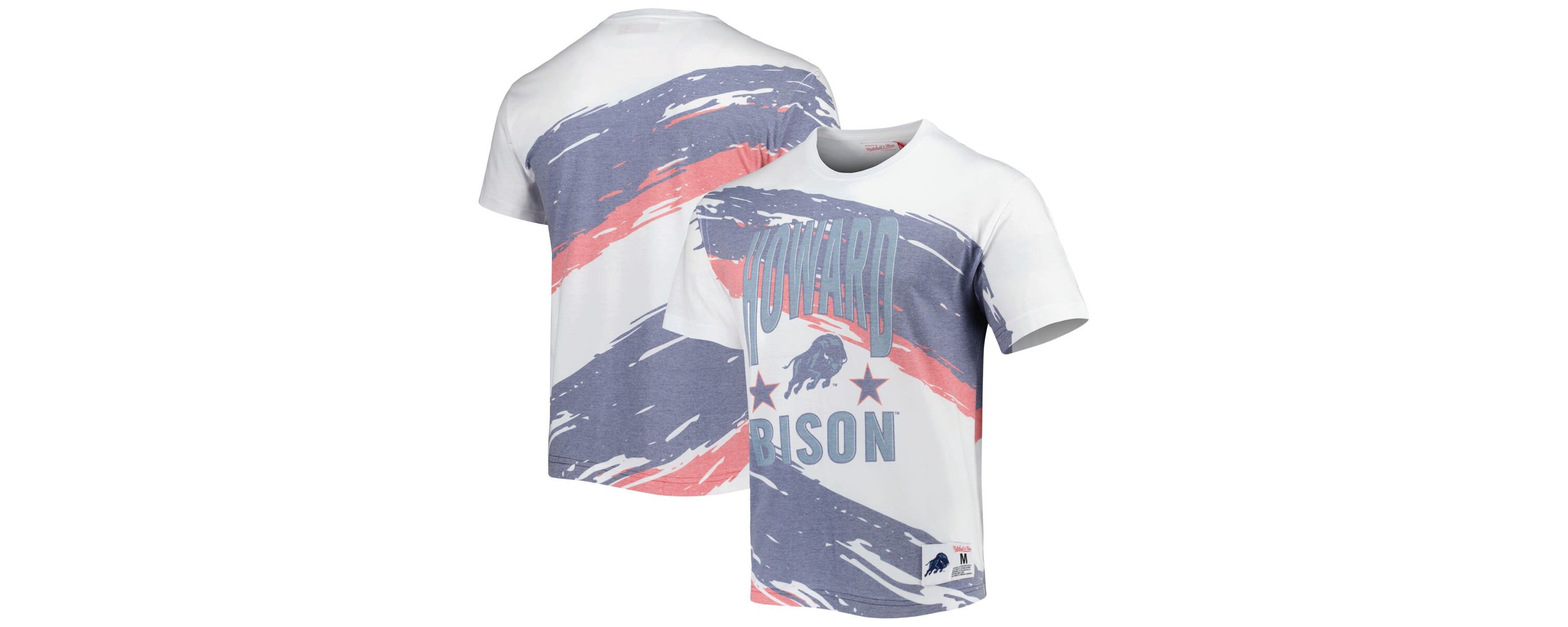 NCAA Howard Bison Paintbrush Sublimated T-Shirt
