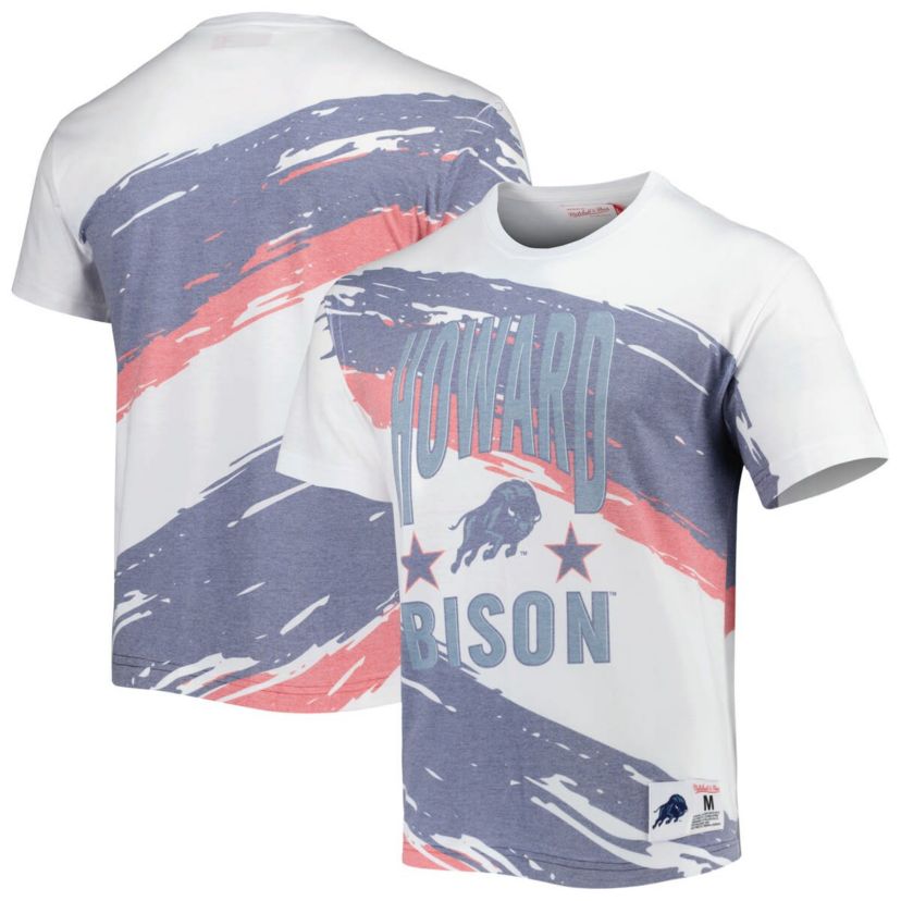 NCAA Howard Bison Paintbrush Sublimated T-Shirt