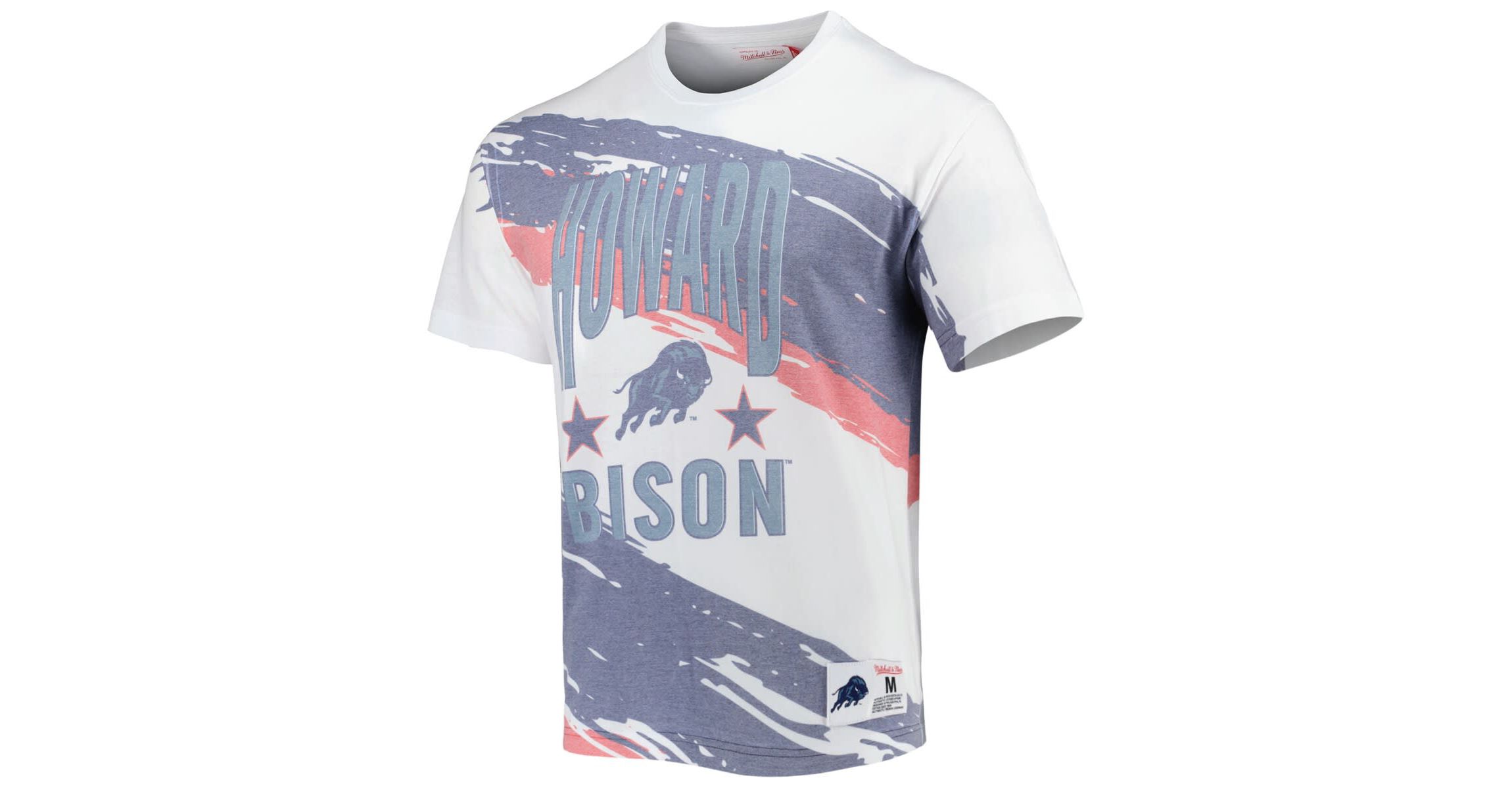 NCAA Howard Bison Paintbrush Sublimated T-Shirt