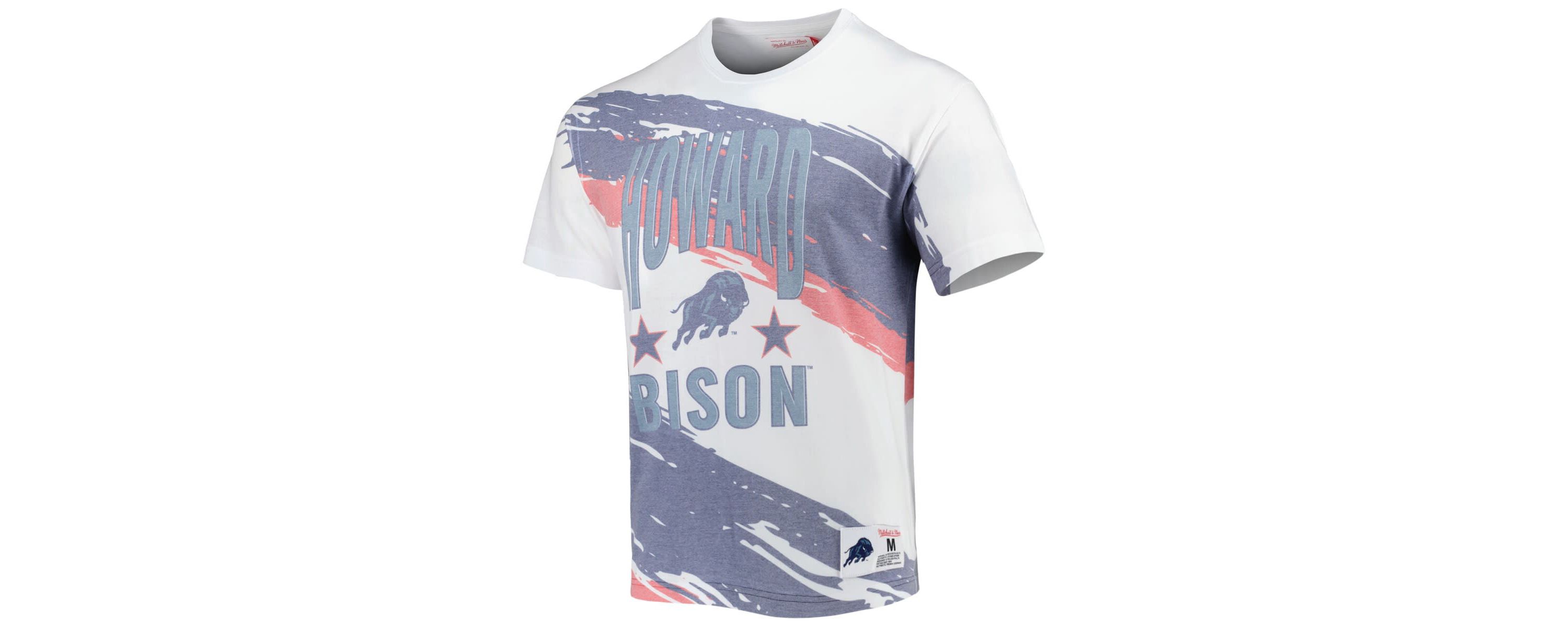 NCAA Howard Bison Paintbrush Sublimated T-Shirt