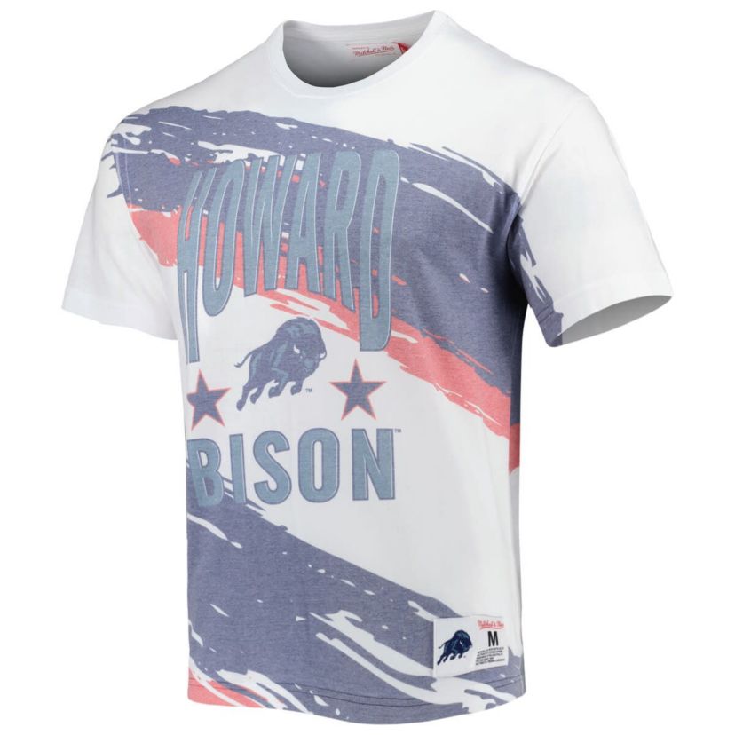 NCAA Howard Bison Paintbrush Sublimated T-Shirt