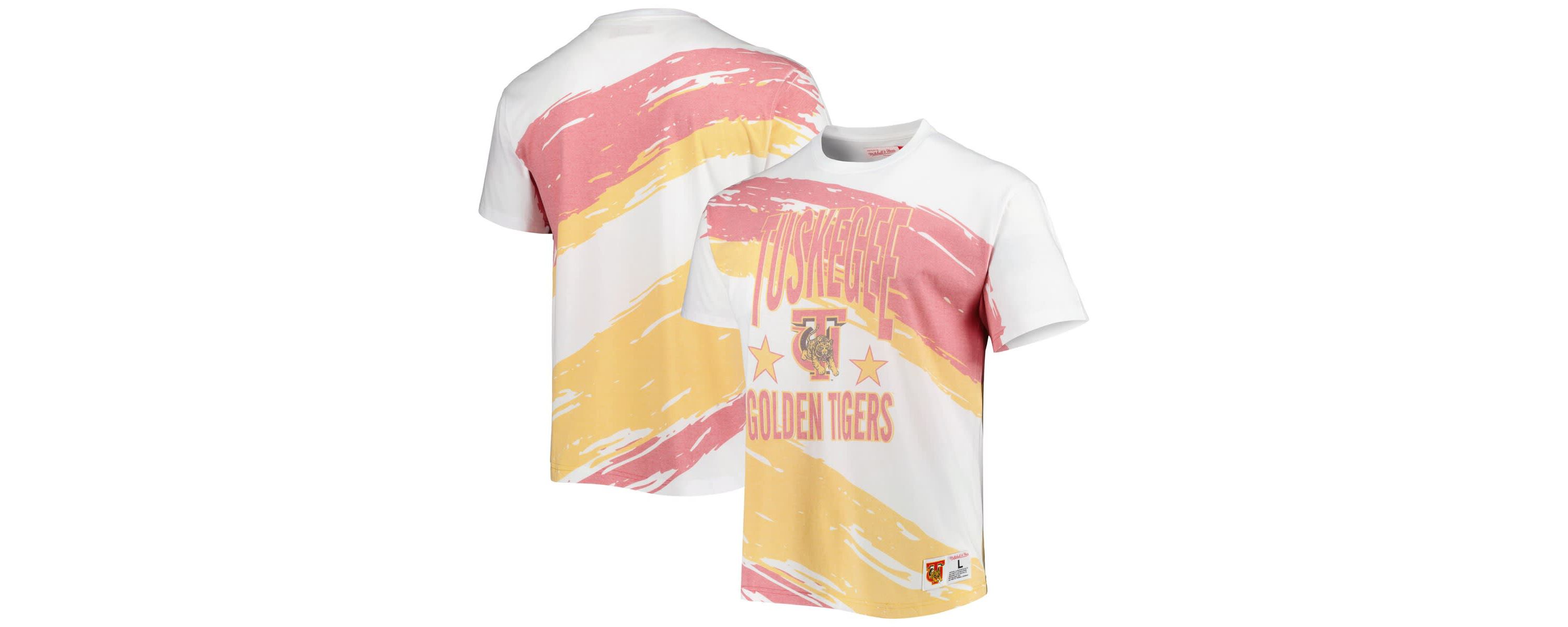 NCAA Tuskegee Golden Tigers Paintbrush Sublimated T-Shirt