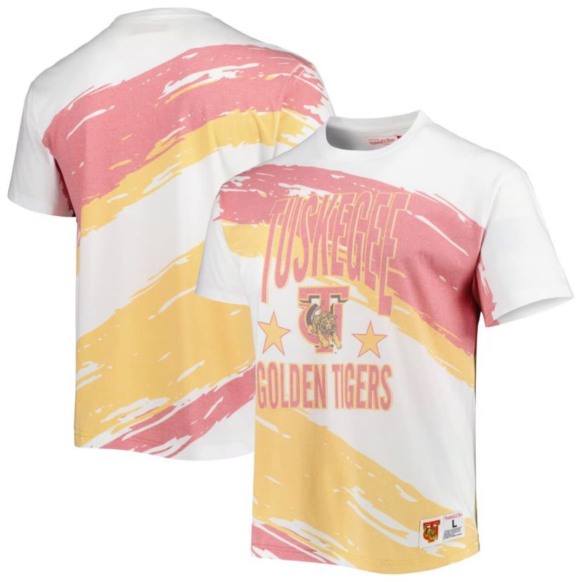 NCAA Tuskegee Golden Tigers Paintbrush Sublimated T-Shirt