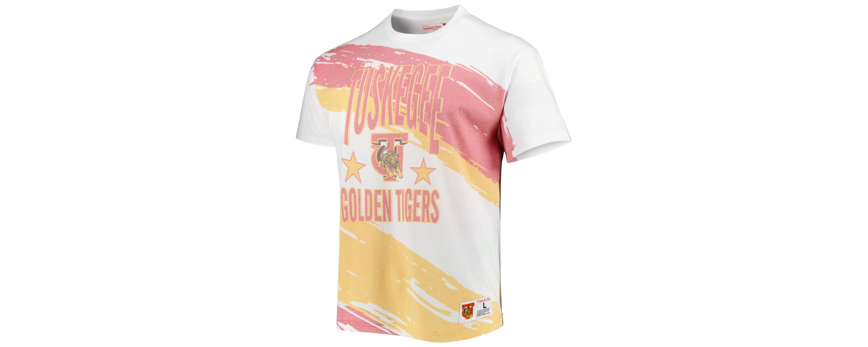 NCAA Tuskegee Golden Tigers Paintbrush Sublimated T-Shirt