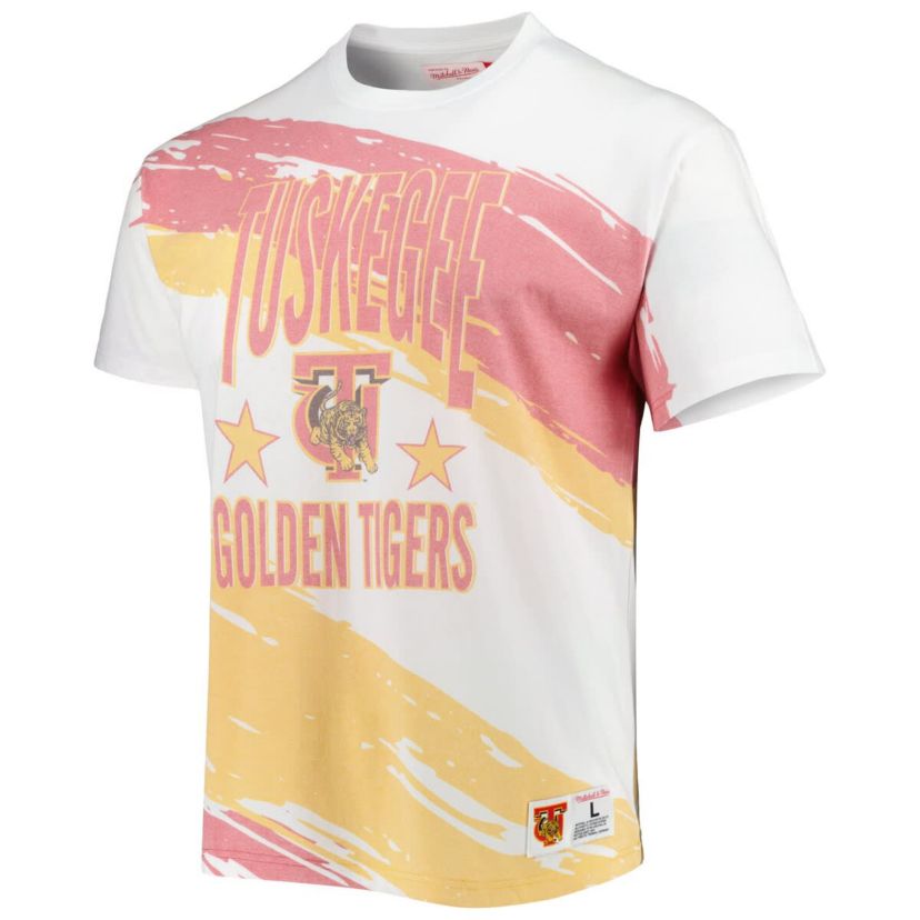 NCAA Tuskegee Golden Tigers Paintbrush Sublimated T-Shirt