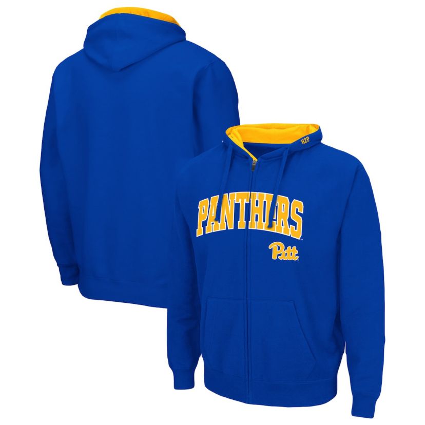 NCAA Pitt Panthers Arch & Team Logo 3.0 Full-Zip Hoodie