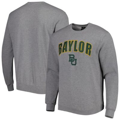 Colosseum Men's NCAA ed Baylor Bears Arch & Logo Pullover Sweatshirt, Gray, 2XL