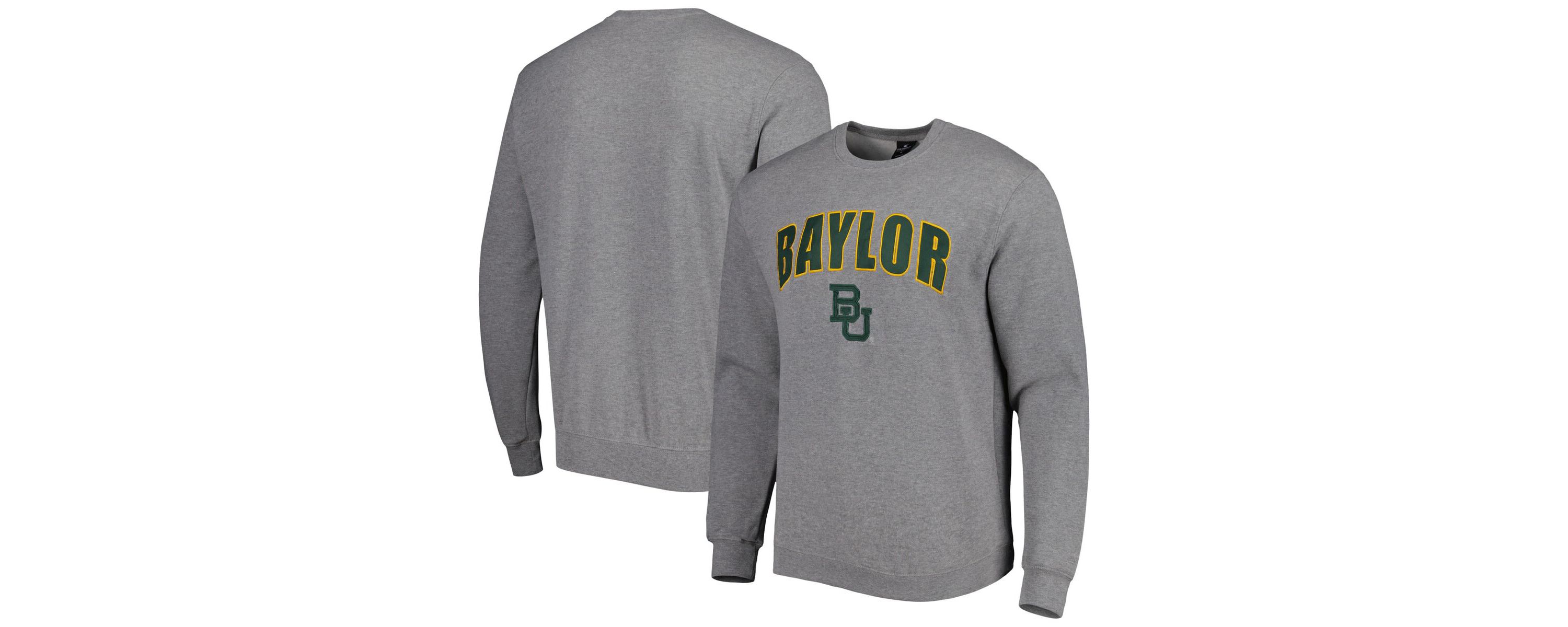 NCAA ed Baylor Bears Arch & Logo Pullover Sweatshirt