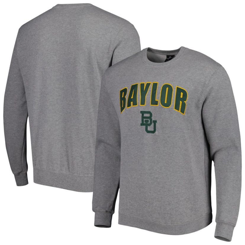 NCAA ed Baylor Bears Arch & Logo Pullover Sweatshirt