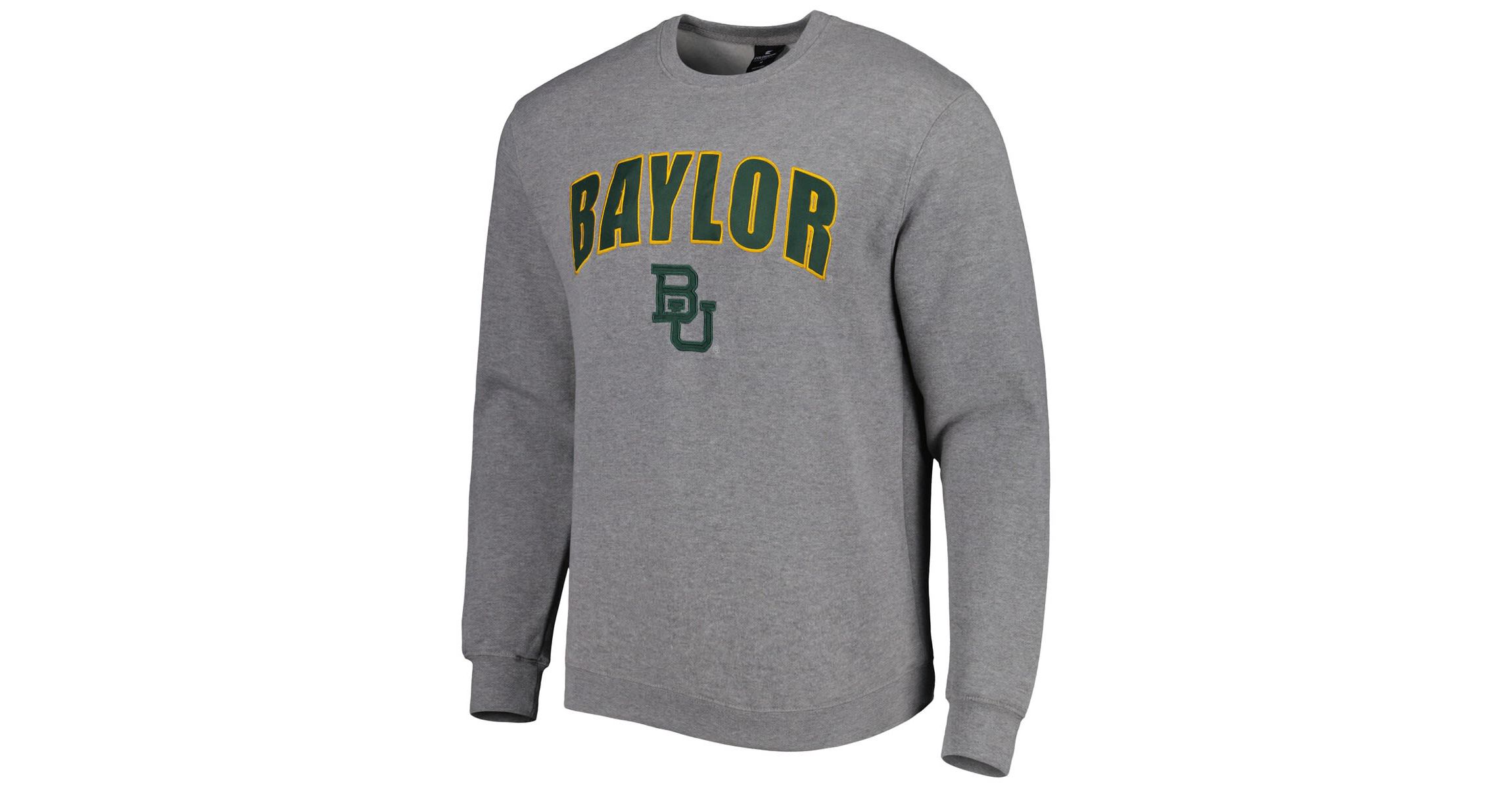 NCAA ed Baylor Bears Arch & Logo Pullover Sweatshirt