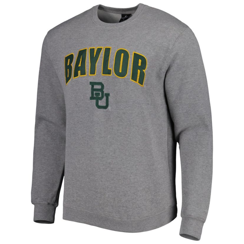 NCAA ed Baylor Bears Arch & Logo Pullover Sweatshirt