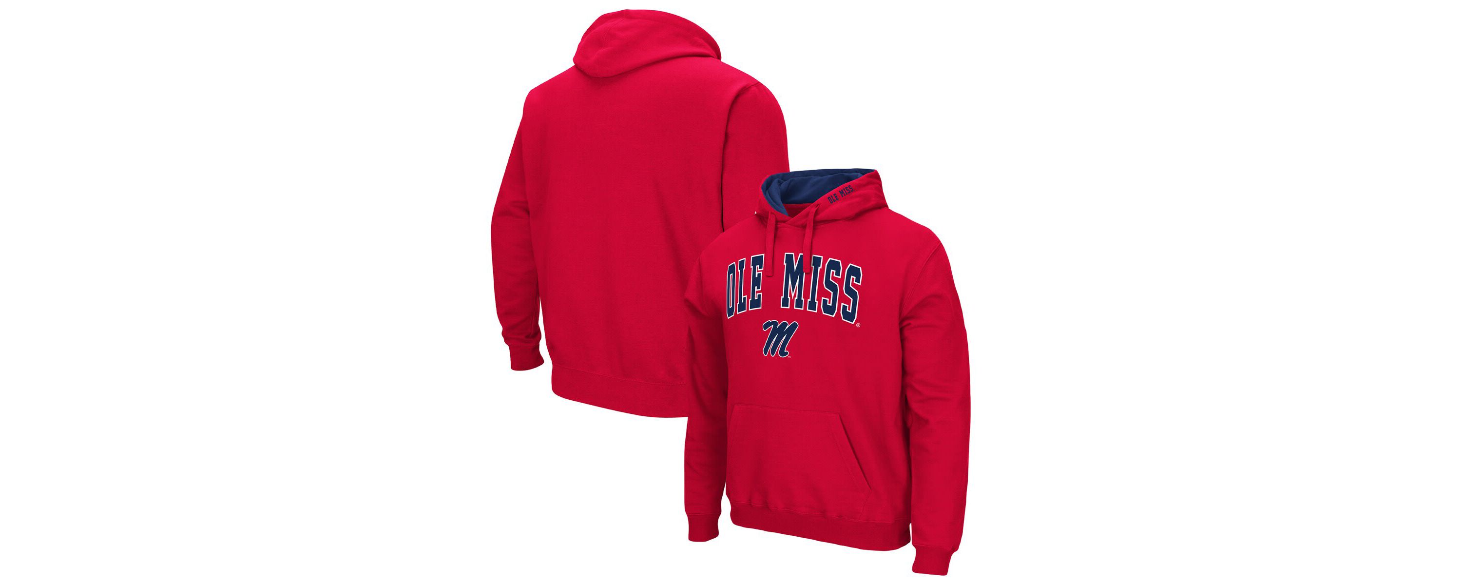 NCAA Ole Miss Rebels Arch & Logo 3.0 Pullover Hoodie