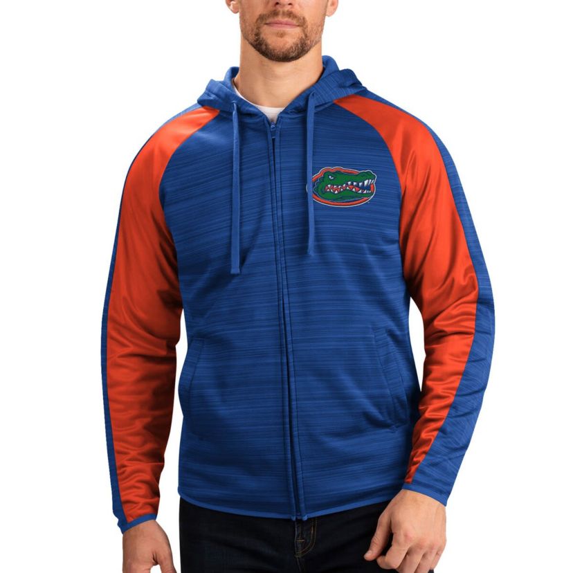 NCAA Florida Gators Neutral Zone Raglan Full-Zip Track Jacket Hoodie