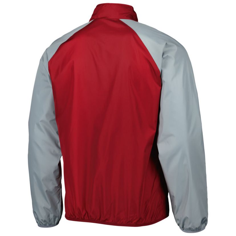 Alabama Crimson Tide NCAA Alabama Tide Point Guard Raglan Half-Zip Jacket