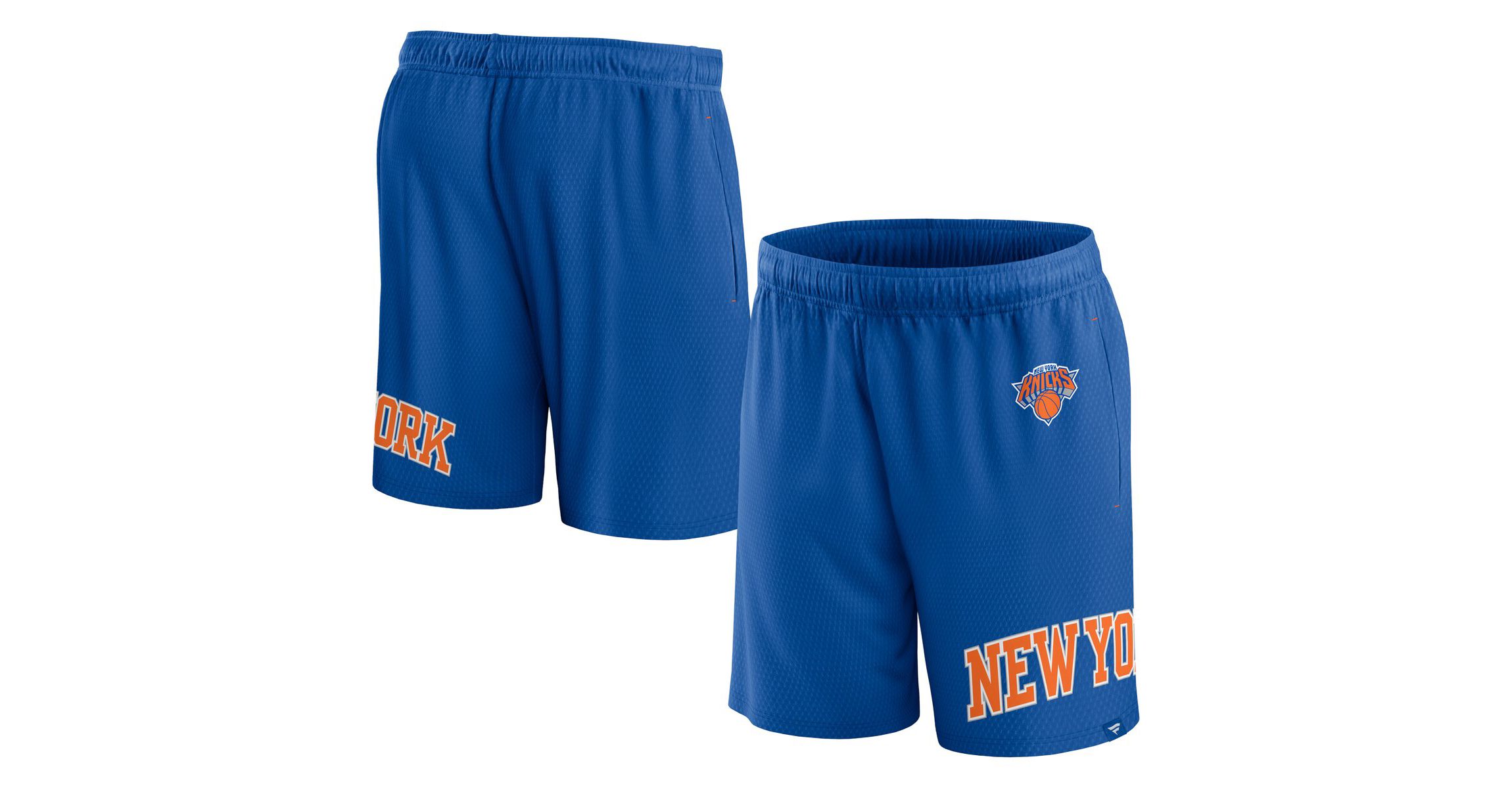 NBA Fanatics New York Knicks Free Throw Mesh Shorts