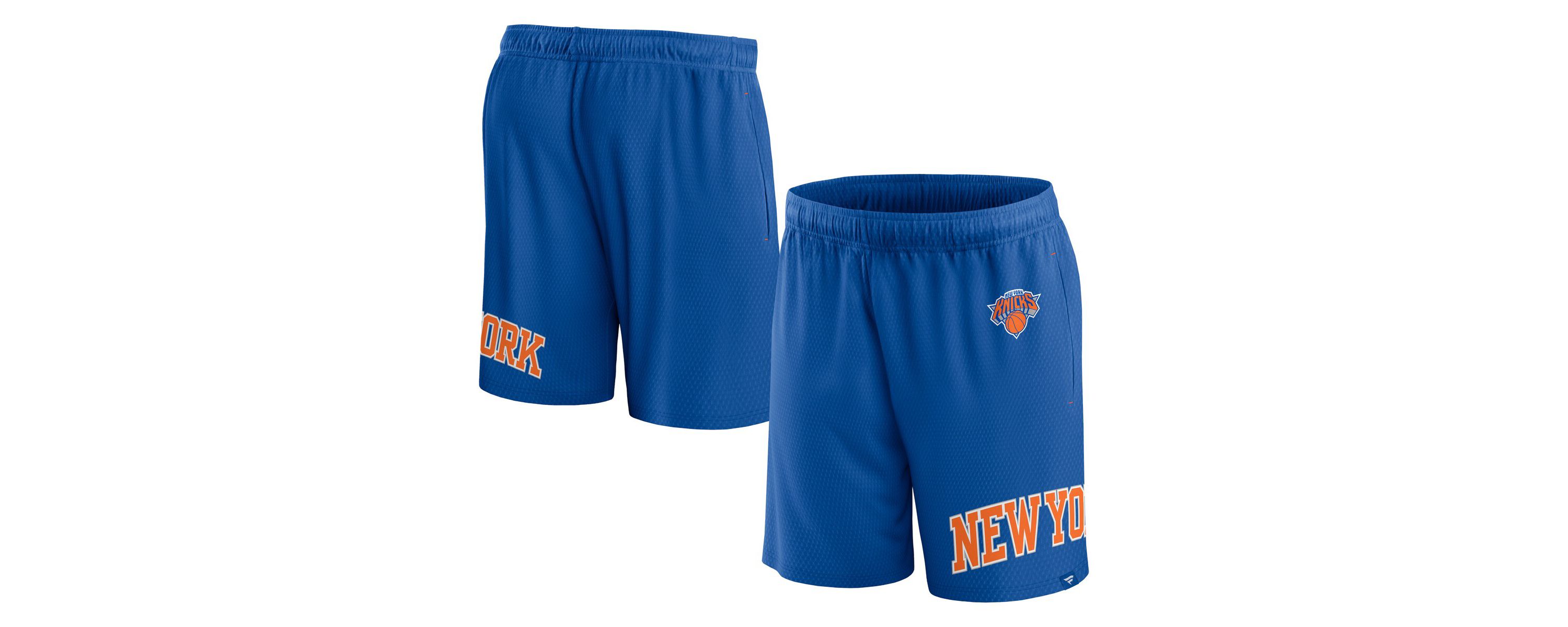 NBA Fanatics New York Knicks Free Throw Mesh Shorts