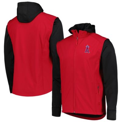 MLB Red/Black Los Angeles Angels Alpha Full-Zip Jacket
